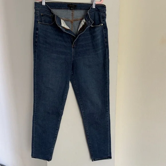 Ann Taylor Dark Indigo Skinny Jeans - Picture 1 of 3